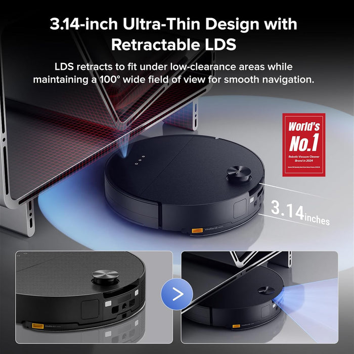 NEW !!! Roborock Saros Z70 Robot Vacuum 22000Pa with OmniGrip Arm, AdaptiLift Chassis, StarSight 2.0 Navigation & Multifunctional Dock