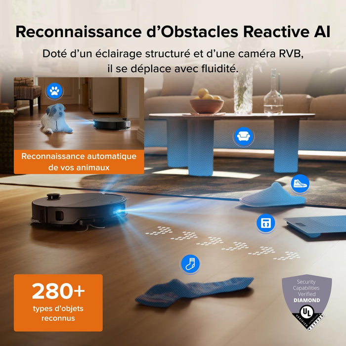 Roborock Qrevo Edge 2 Robot Vacuum & Mop – 25,000Pa | Ultra-Slim | FlexiArm Technology
