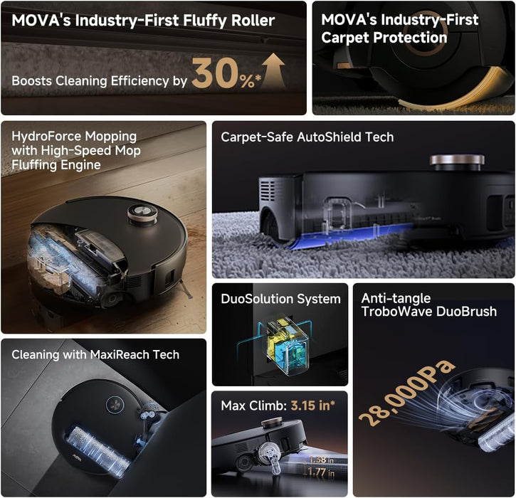 Mova Z60 Ultra Roller Complete Robot Vacuum & Mop