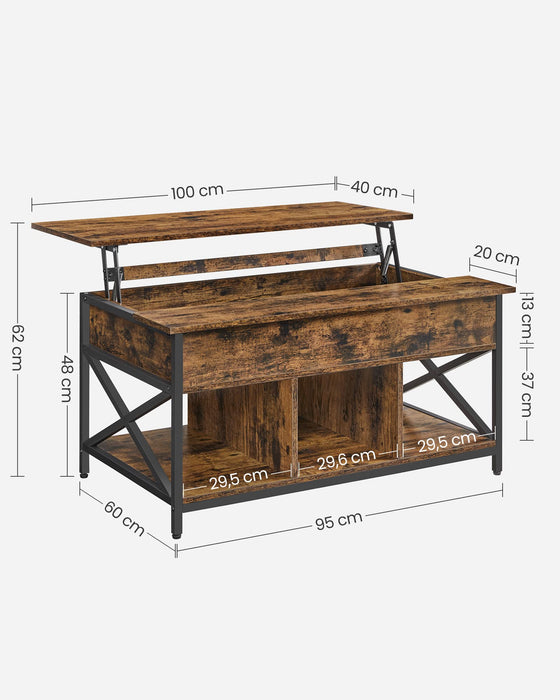 Coffee Table, Living Room Table with Lift Top