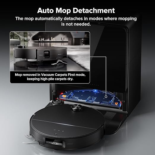 NEW !!! Roborock Saros Z70 Robot Vacuum 22000Pa with OmniGrip Arm, AdaptiLift Chassis, StarSight 2.0 Navigation & Multifunctional Dock