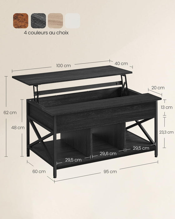 Coffee Table, Living Room Table with Lift Top