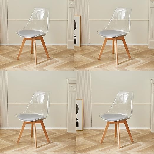SOFIA Transparent Scandinavian Dining Chairs