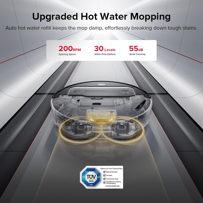 NEW !!! Roborock Saros Z70 Robot Vacuum 22000Pa with OmniGrip Arm, AdaptiLift Chassis, StarSight 2.0 Navigation & Multifunctional Dock