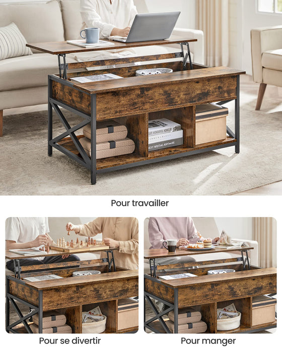 Coffee Table, Living Room Table with Lift Top