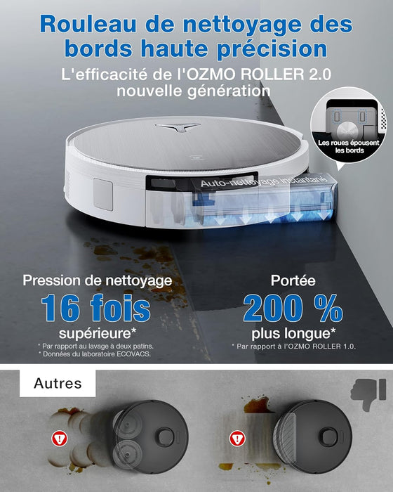 ECOVACS DEEBOT X11 Pro Omni Robot Vacuum Cleaner with Auto Empty Station