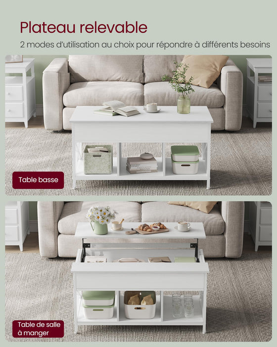 Coffee Table, Living Room Table with Lift Top