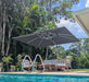 PURPLE LEAF Umbrella by the pool for entertainment area 