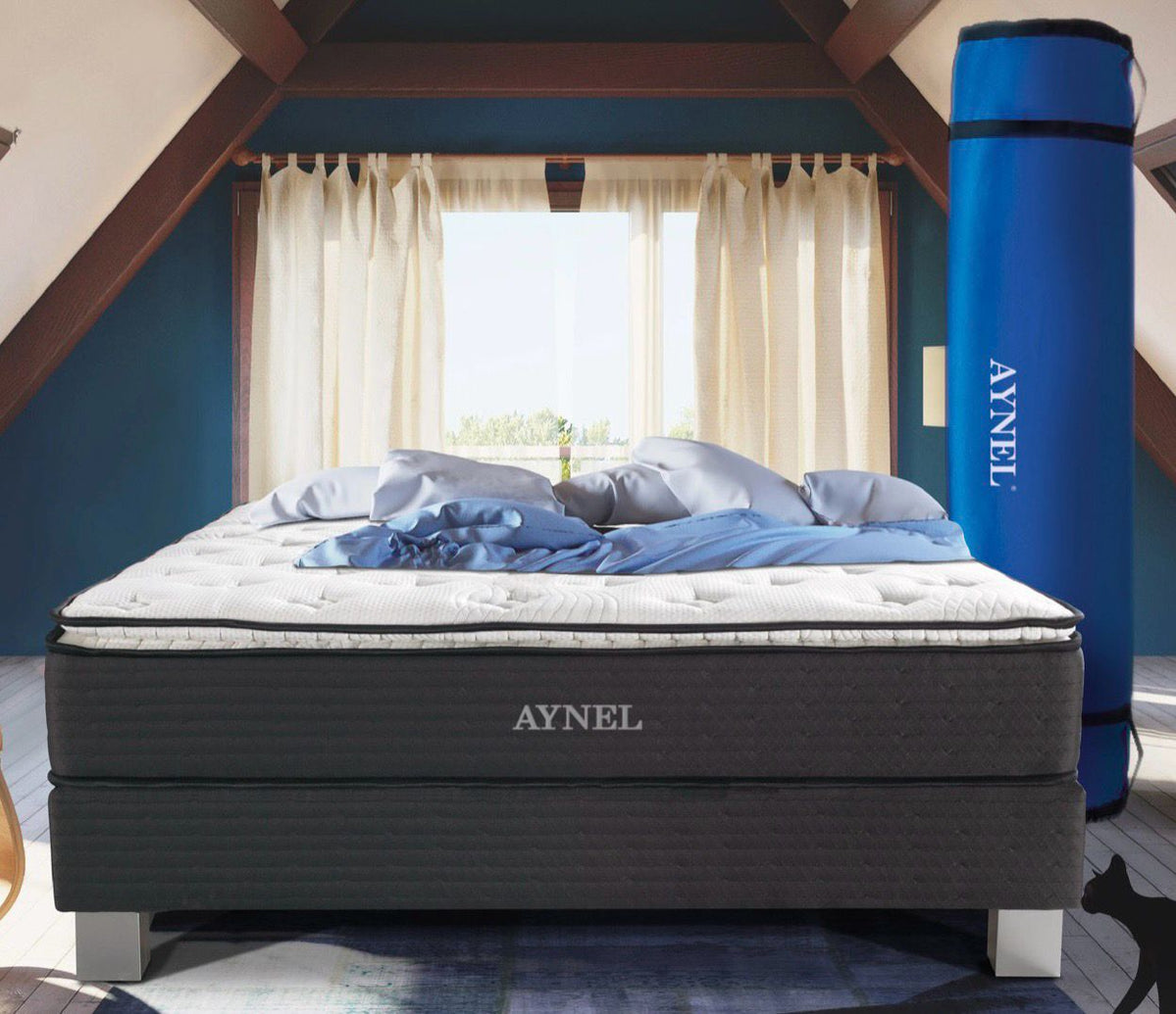 AYNEL Cloud Memory Foam Mattress + FREE Mattress Topper — My Discount Malta