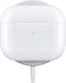Wireless AirPods with an open MagSafe charging case, ready for use.