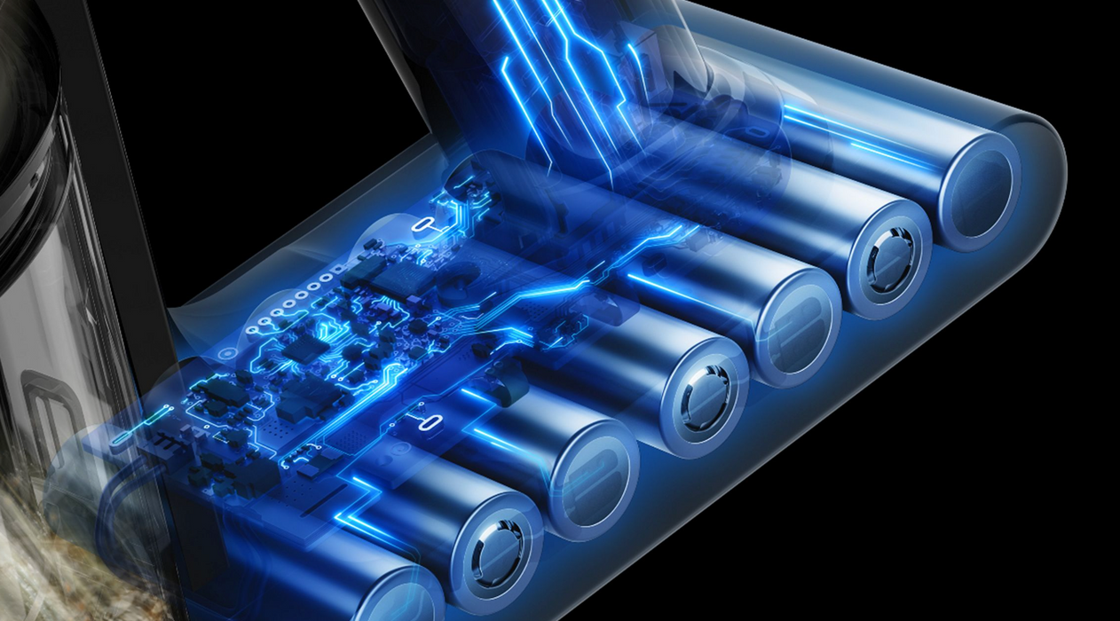 Powerful battery 60 mins autonamy