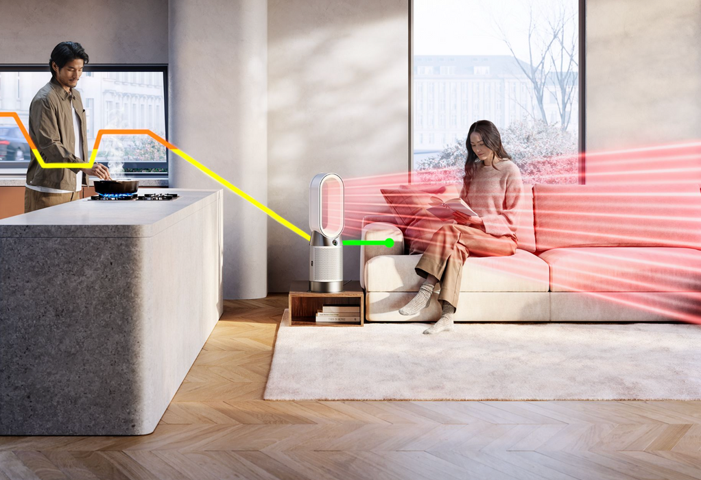 Dyson Purifier Hot+Cool HP1 – 3-in-1 Air Purifier, Heater & Fan with HEPA Filtration | Smart Connected Air Treatment
