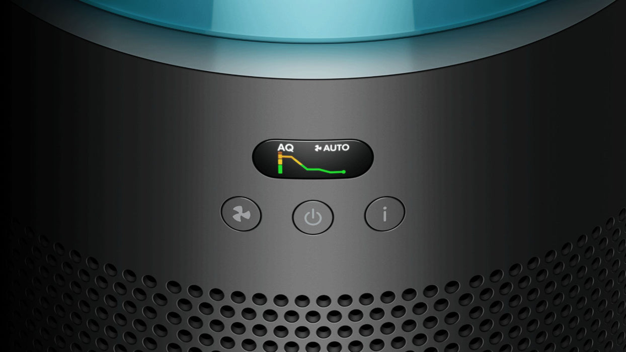 Dyson HushJet™ Compact Air Purifier Fan – Black/Turquoise