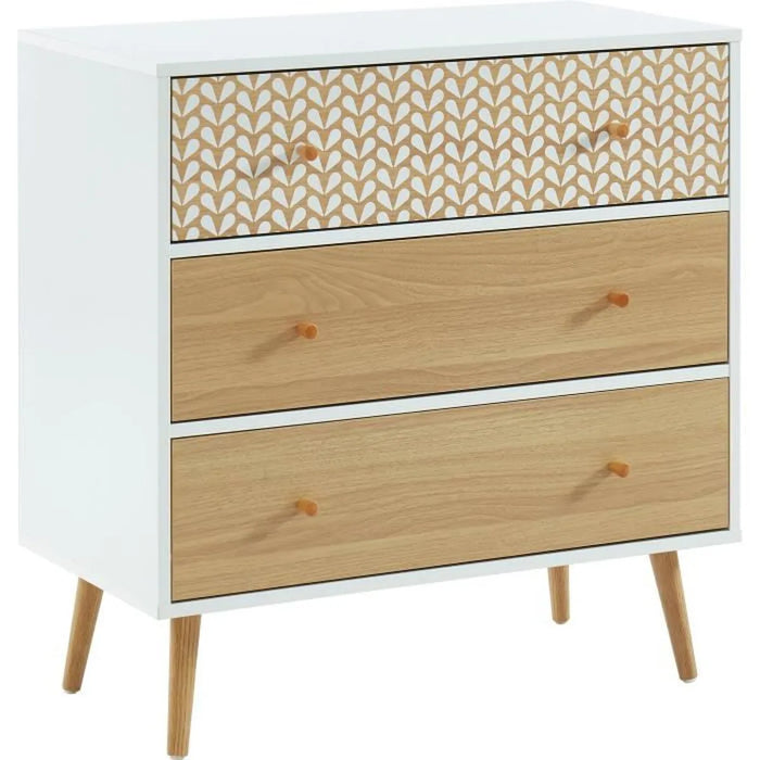 Sara Scandinavian chest of 3 drawers