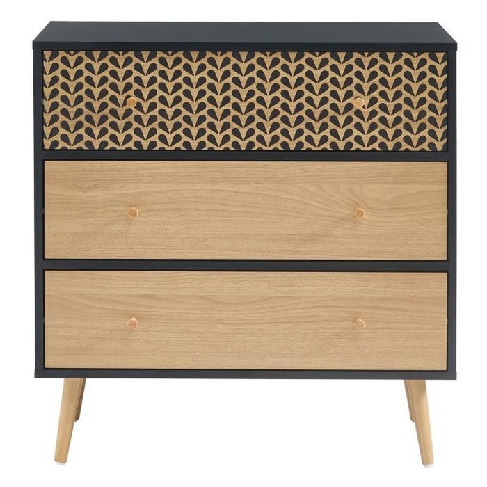 Sara Scandinavian chest of 3 drawers