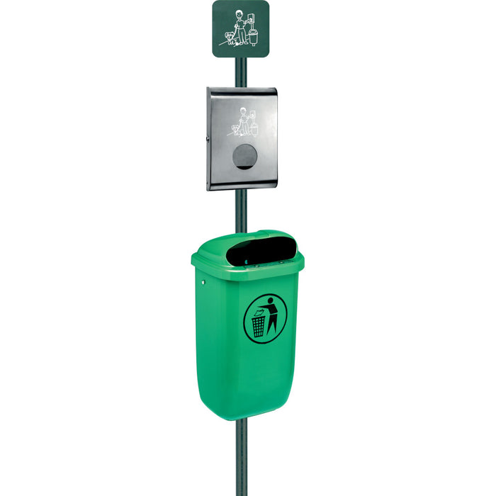 Dog waste bag dispenser