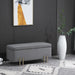 storage bench grey in environment