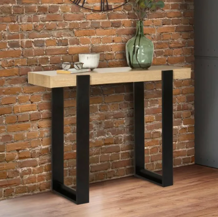 Phoenix Wood and Metal Console Table