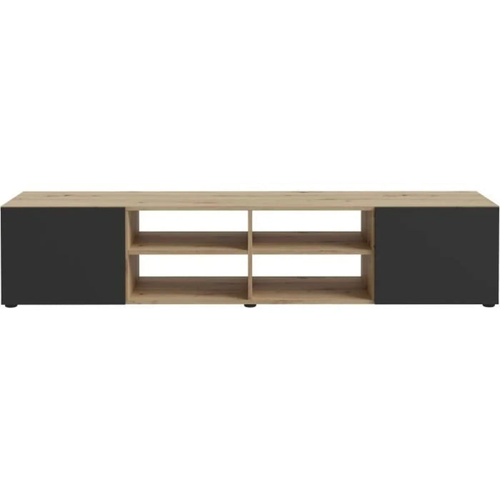 Livi Sleek design TV unit - 2 shelves and compartments