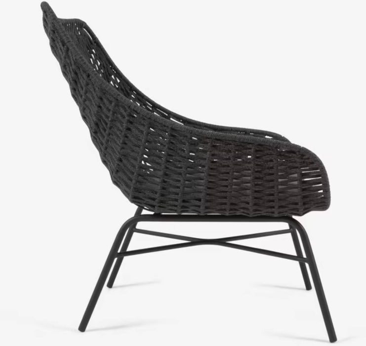 Dina 4-seater rope armchair