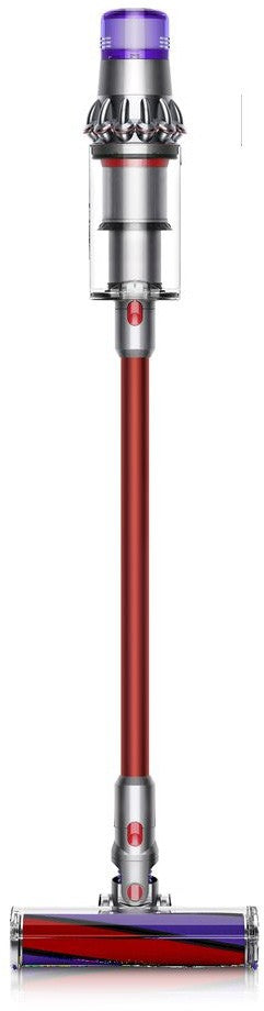 v11 fluffy red with soft roller for hard flooring