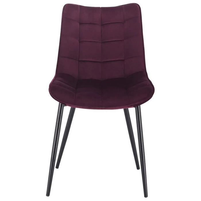 Tatiana Modern Set of 2 Velvet Chairs