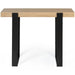 Console Industrial Style Table black and wood