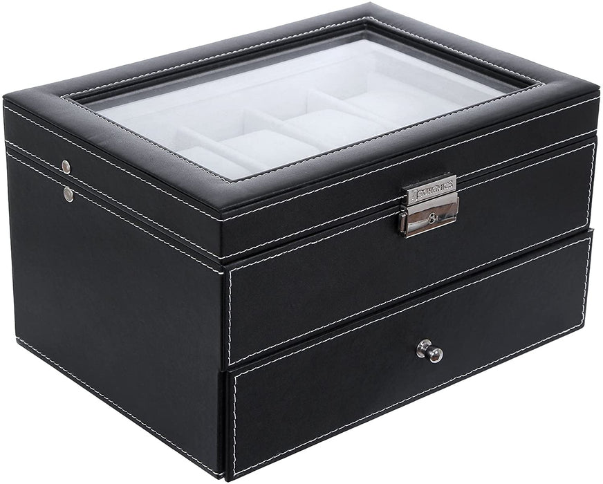 Leather Watch Storage Box   Leather Watch Storage Box boutique-discount-malta.myshopify.com My Discount Malta