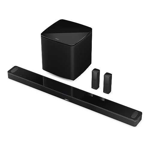 NEW Bose Ultra Smart Soundbar with Dolby Atmos and Alexa, Surround Sound System for TV, AI Bluetooth Wireless