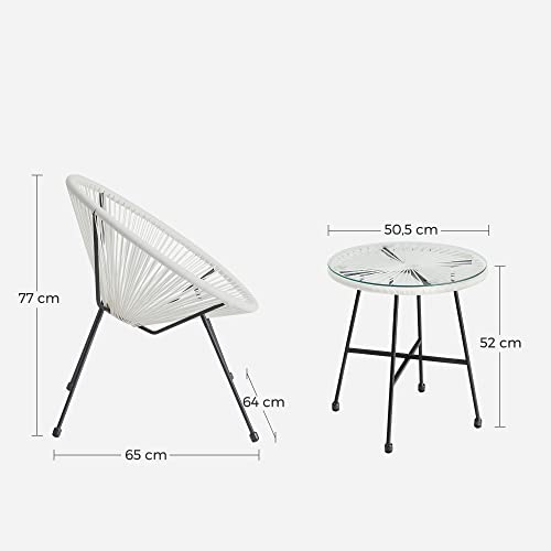 MDM Garden Furniture, Set of 3 Patio Furniture