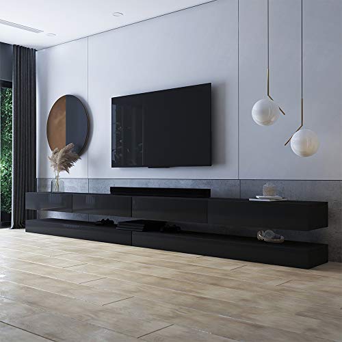 Alcatraz - Floating Effect TV Table/Hanging TV Unit with LED