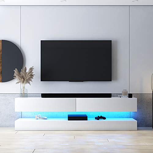 Alcatraz - Floating Effect TV Table/Hanging TV Unit with LED