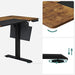 sit and stand desk grey and white 