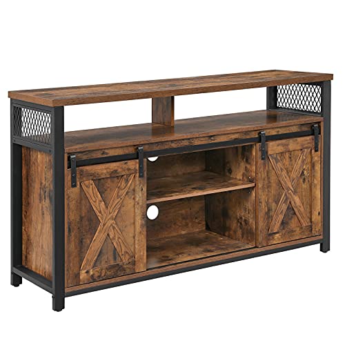 MDM TV Stand, with Sliding Barn Doors