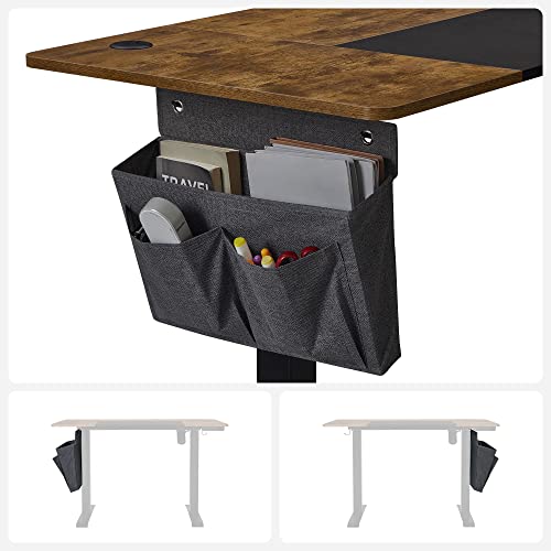 sit and stand desk grey and white 
