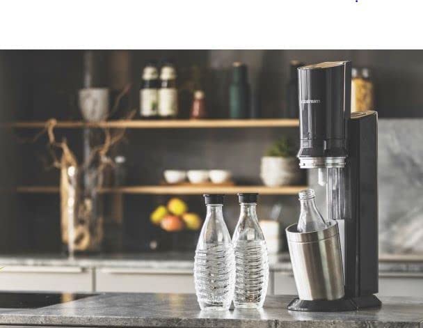 Sodastream Set of 2 Glass Carafes for Crystal Sparkling Water Machine