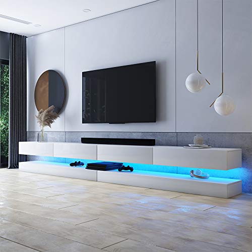 Alcatraz - Floating Effect TV Table/Hanging TV Unit with LED