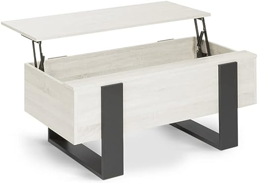 Anchor Coffee Table - Wood and Black Lift Top Coffee Table