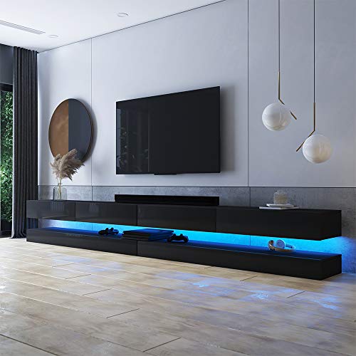 Alcatraz - Floating Effect TV Table/Hanging TV Unit with LED