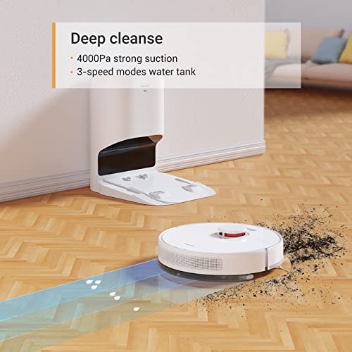 Dreame D10 Plus Robot Vacuum and Mop with Self-Emptying Base