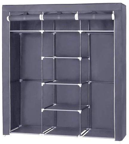 MDM Wardrobe Storage Organiser Grey  wardrobe boutique-discount-malta.myshopify.com My Discount Malta