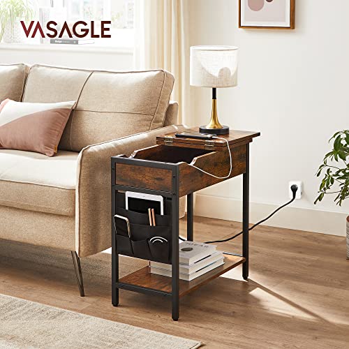 MDM Side Table with Power Outlet