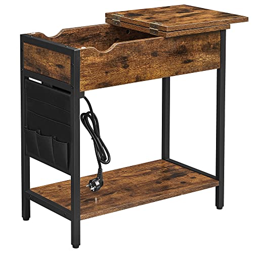 MDM Side Table with Power Outlet