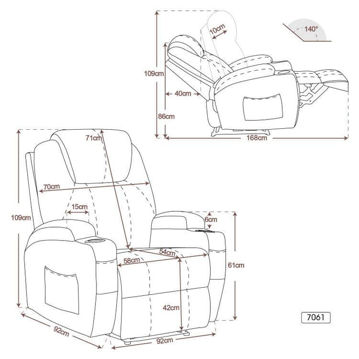 Electric Reclining Massage Chair