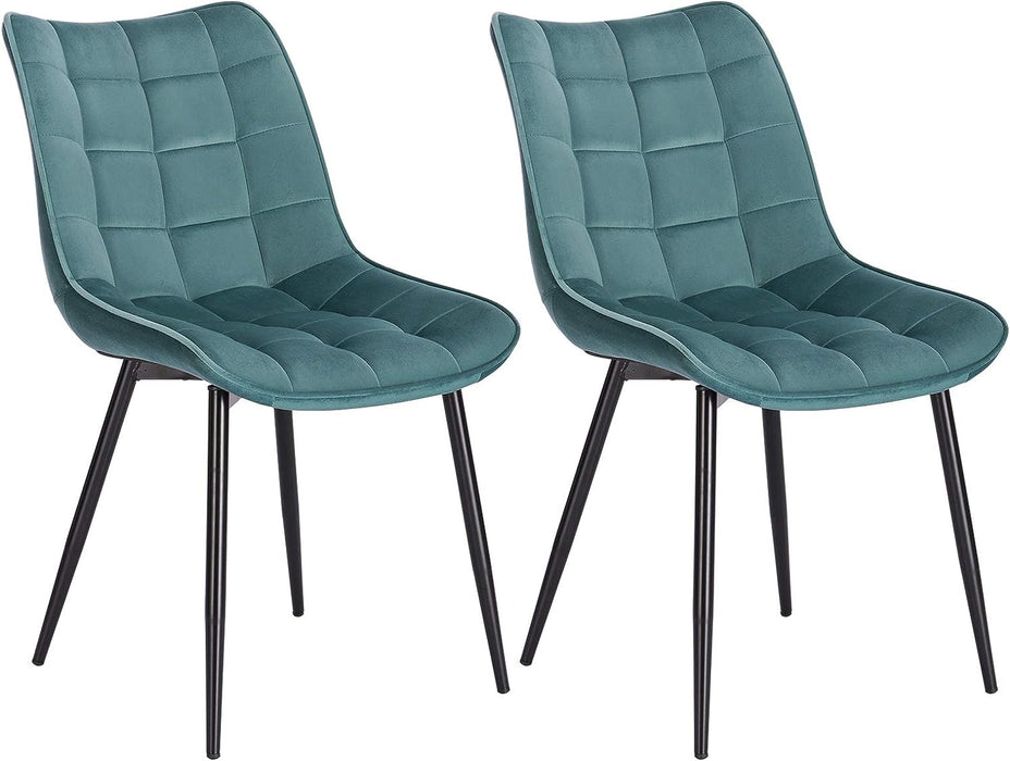 Tatiana Modern Set of 2 Velvet Chairs