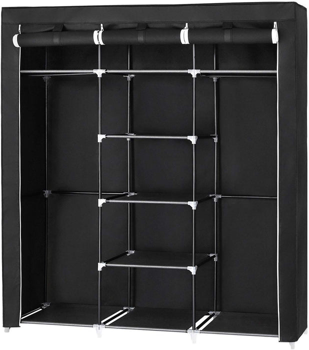 MDM Wardrobe Storage Organiser Black  wardrobe boutique-discount-malta.myshopify.com My Discount Malta