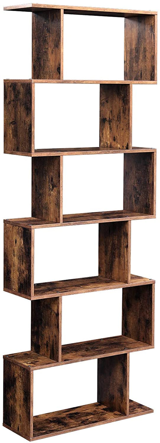 Modern Style Bookshelf  6 levels in wood