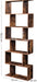 Modern Style Bookshelf  6 levels in wood dimensions: 190.5cms h x 70cms w x 24cmd