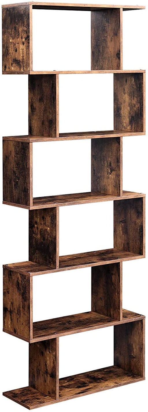 Modern Style Bookshelf  6 levels in wood