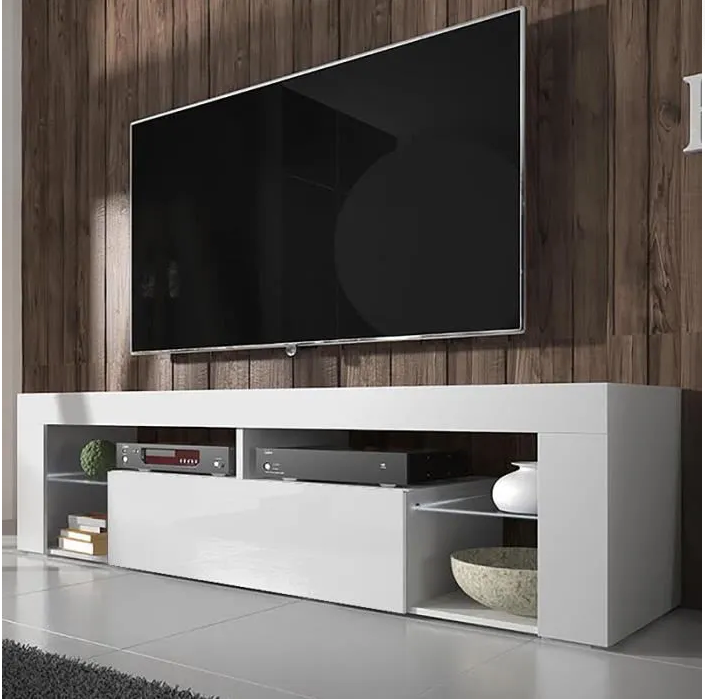 Bianca TV cabinet with Storage for Living Room - Various colours available - Led option